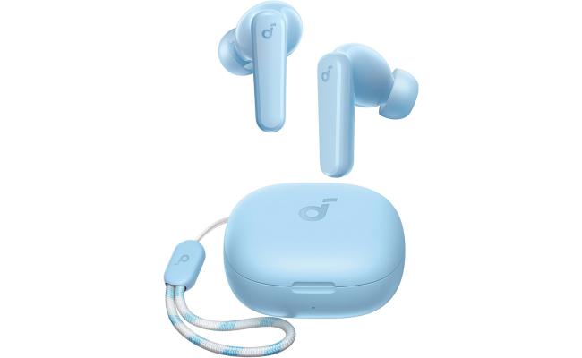 Anker Soundcore P20i True Wireless Earbuds 10mm Drivers with Big Bass 30 Hours Bluetooth 5.3 Water-Resistant 2 Mics for AI Clear Calls - Blue
